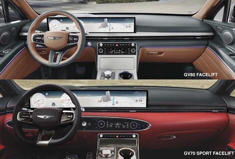 The Genesis GV70 and GV80 are both high quality SUVs with sleek designs, and a suite of luxury features, expected in a Genesis.