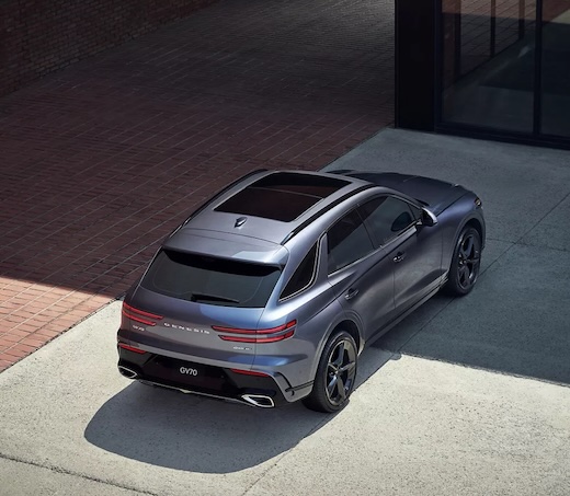 The redesigned 2026 Genesis GV70 is a five-passenger luxury compact SUV available in six trims with up to 375 horsepower.