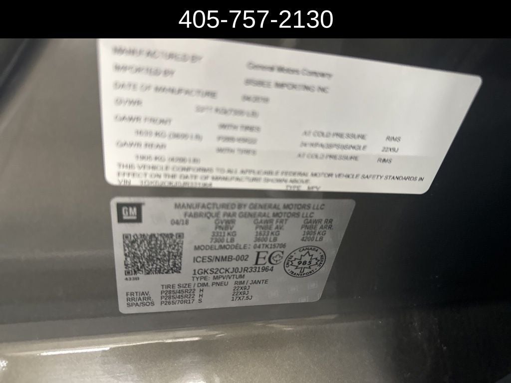 2018 GMC Yukon Denali