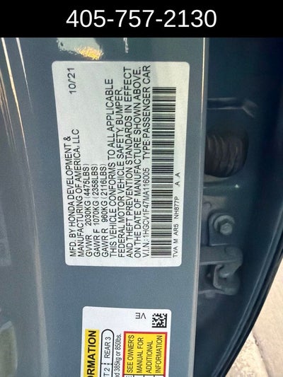 2021 Honda Accord Sport Special Edition