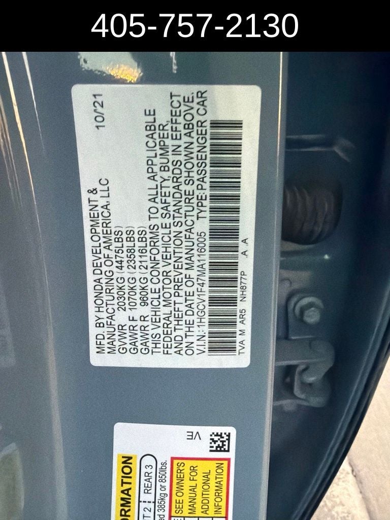 2021 Honda Accord Sport Special Edition