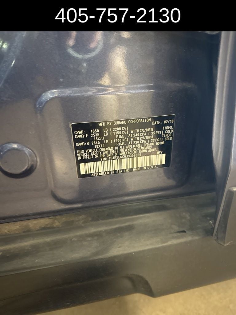2018 Subaru Outback 3.6R Limited