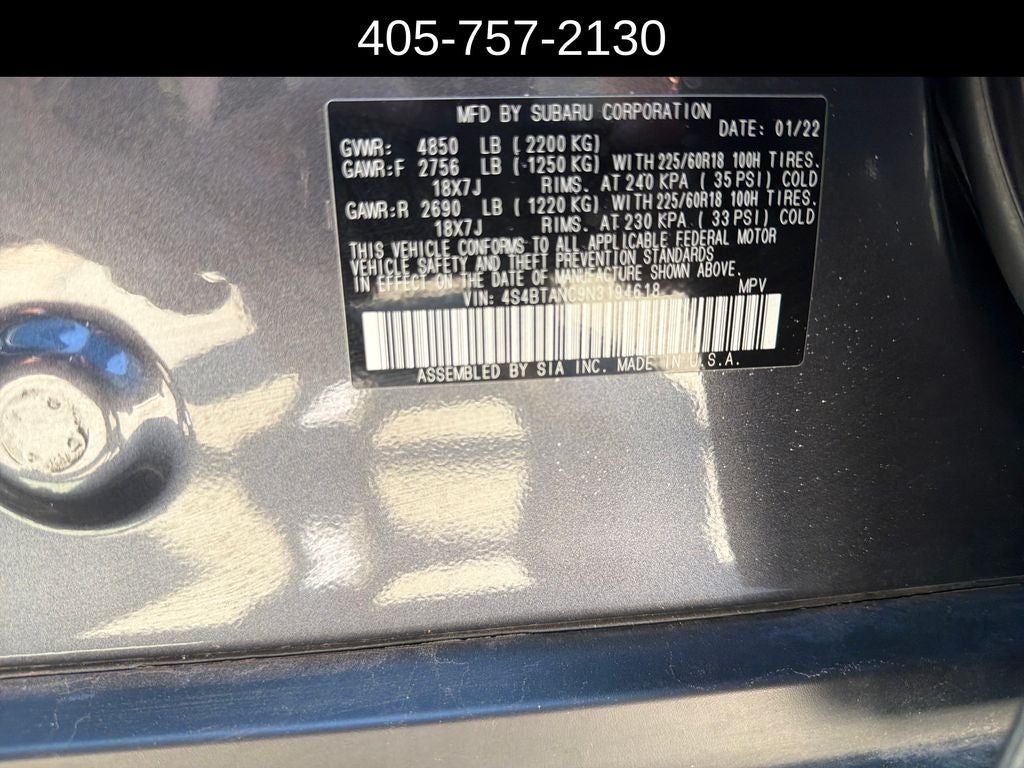 2022 Subaru Outback Limited