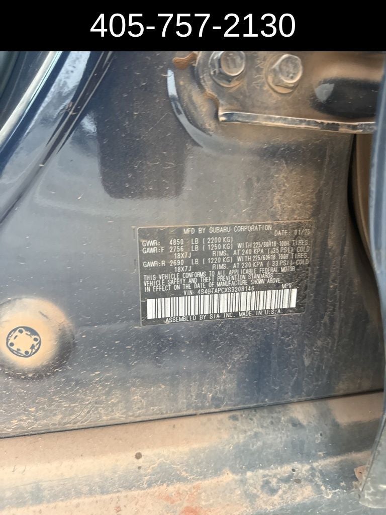 2025 Subaru Outback Touring