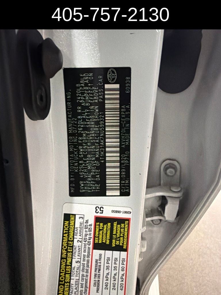 2022 Toyota Camry Hybrid XSE
