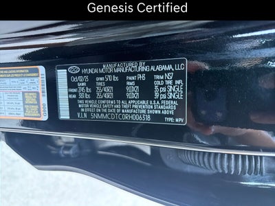 2024 Genesis GV70 3.5T Sport Advanced CERTIFIED
