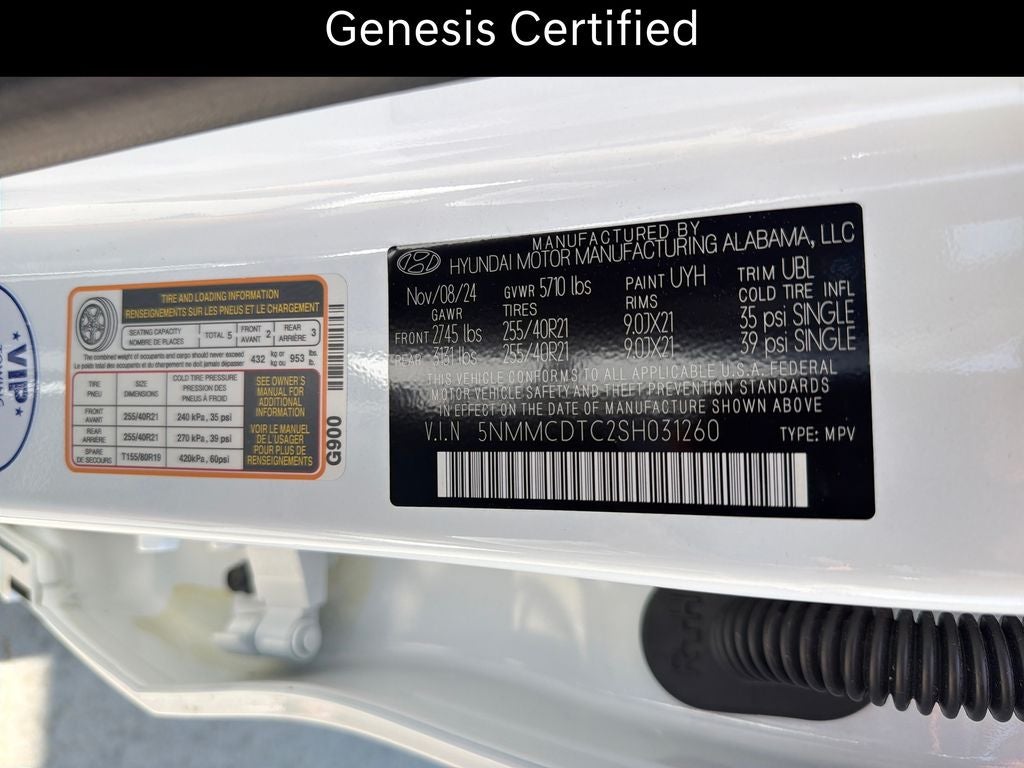 2025 Genesis GV70 3.5T Sport Prestige CERTIFIED