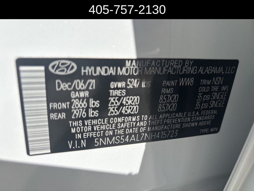 2022 Hyundai Santa Fe Calligraphy