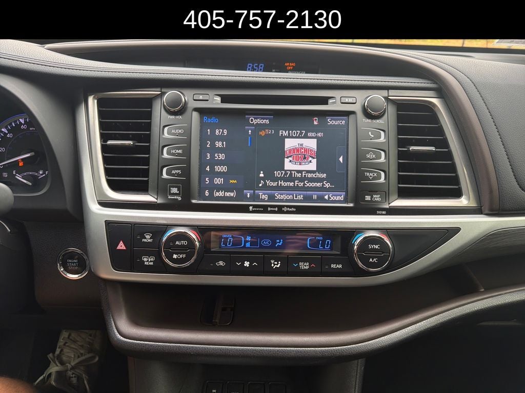 2018 Toyota Highlander Limited Platinum