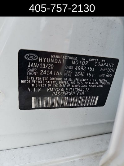 2020 Genesis G70 3.3T