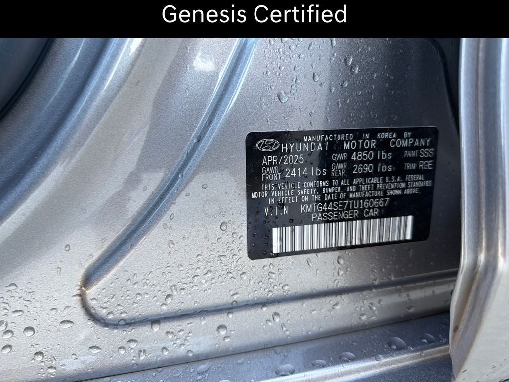 2026 Genesis G70 3.3T Sport Prestige CERTIFIED