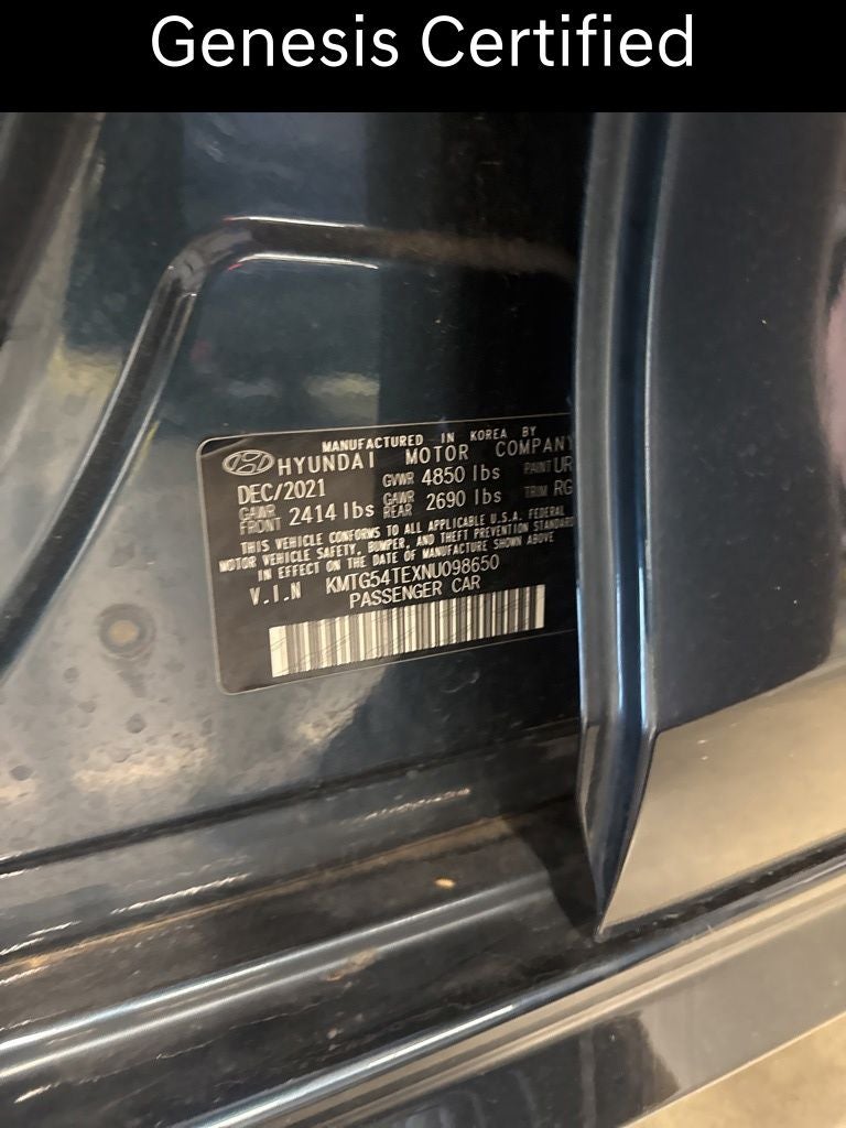 2022 Genesis G70 3.3T CERTIFIED