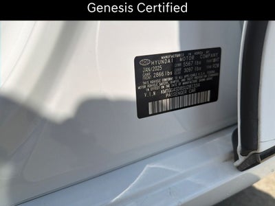 2025 Genesis G80 3.5T CERTIFIED