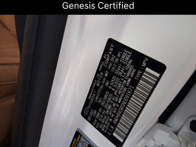 2022 Genesis GV80 2.5T CERTIFIED