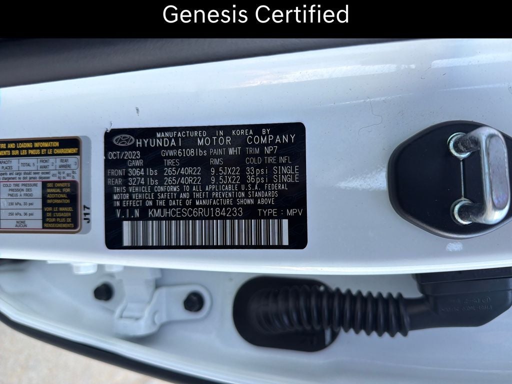 2024 Genesis GV80 3.5T Prestige CERTIFIED