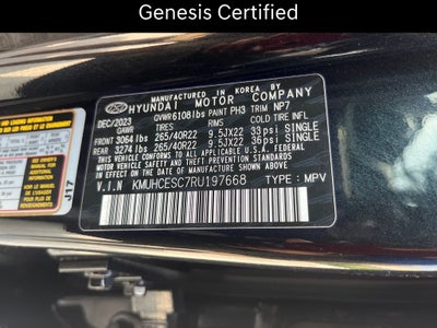 2024 Genesis GV80 3.5T Prestige CERTIFIED