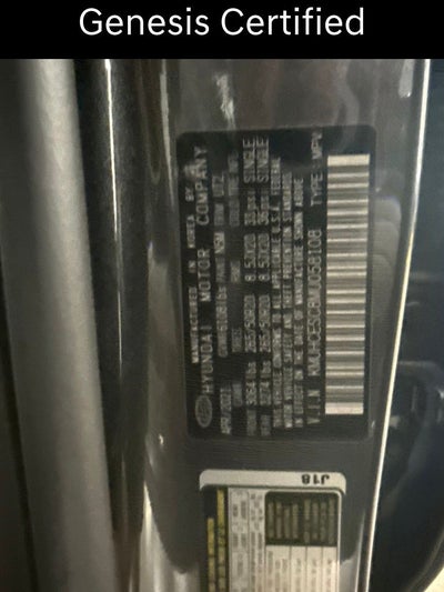 2021 Genesis GV80 3.5T Advanced CERTIFIED