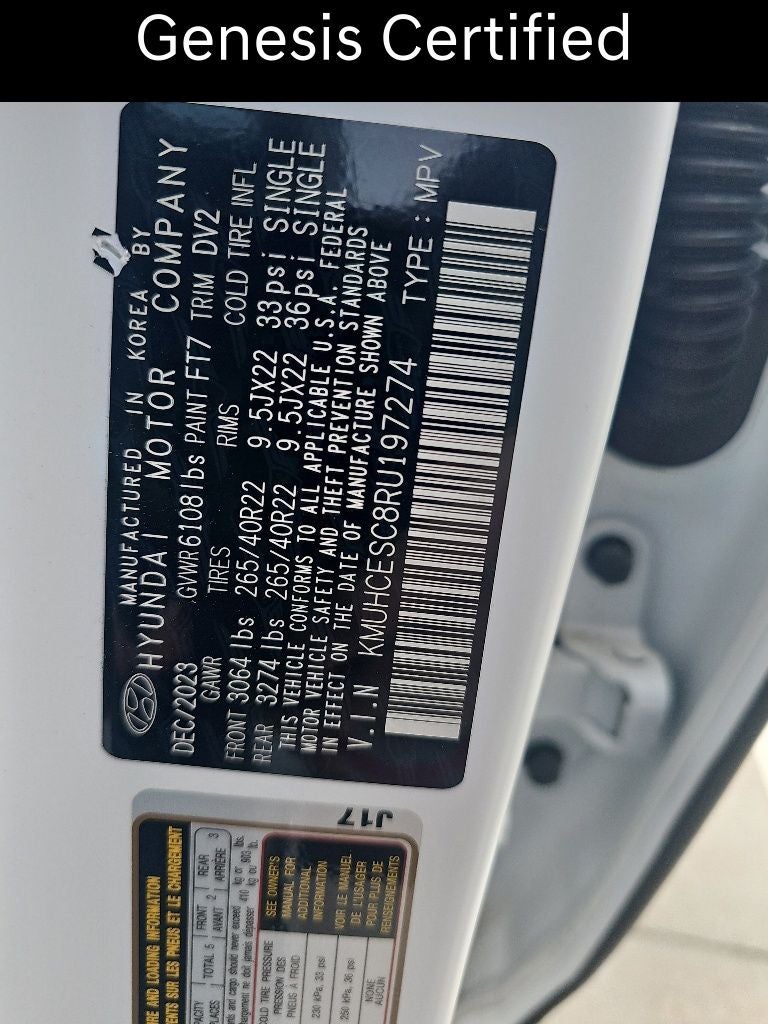 2024 Genesis GV80 3.5T CERTIFIED