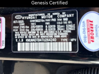 2026 Genesis GV70 2.5T CERTIFIED