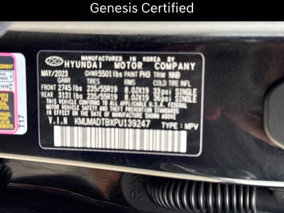 2023 Genesis GV70 2.5T CERTIFIED
