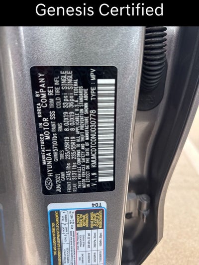 2022 Genesis GV70 3.5T Sport Advanced CERTIFIED