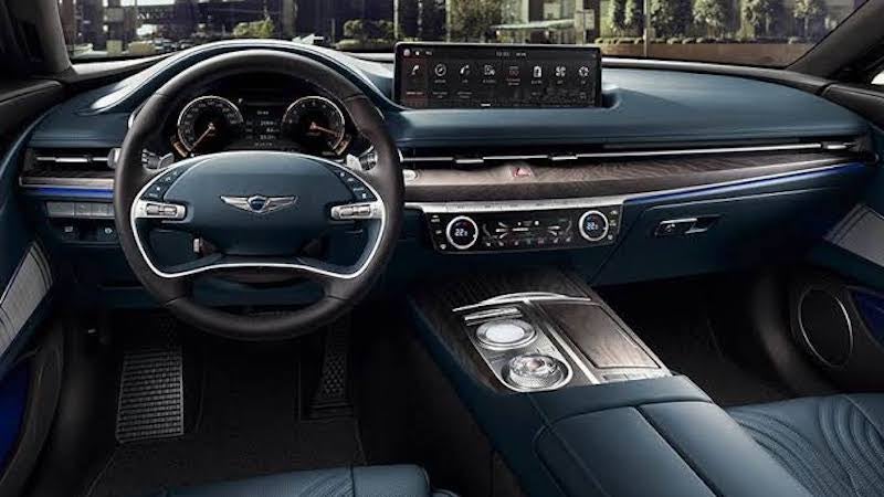 2020 Genesis G80 luxury sedan interior
