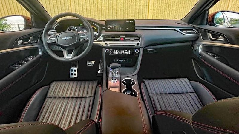The 2025 Genesis G70 luxury sedan introduces several new enhancements for the interior and exterior.