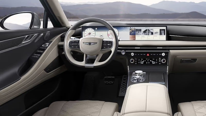 The 2026 Genesis G80 is a luxury sedan that competes directly with the BMW 5 Series, Mercedes-Benz E-Class, and Audi A6.
