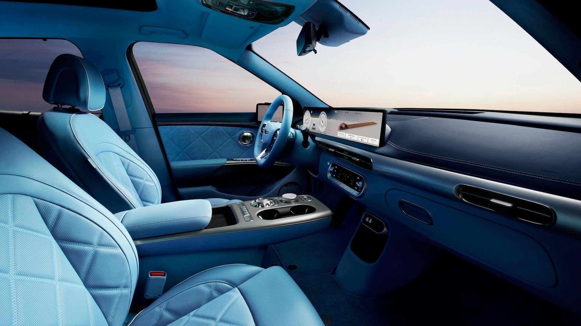 The 2026 Genesis GV60 features a 4th generation high voltage battery with an impressive driving range of 299 on one charge.